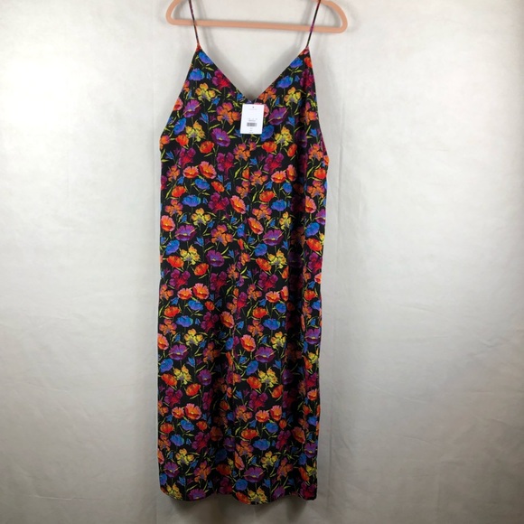 Topshop floral jump suit wile leg spaghetti straps - Picture 5 of 8